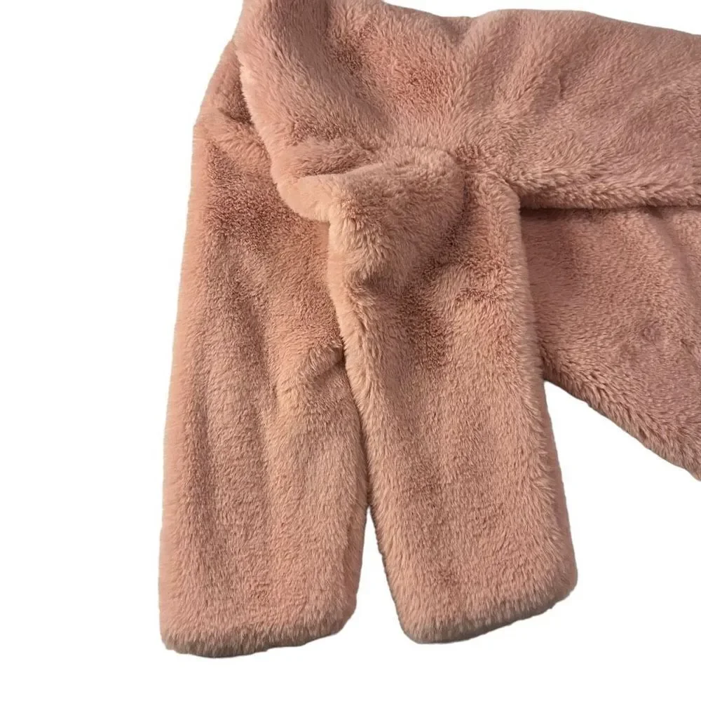 Spencer by Jaclyn Smith Girls Youth Faux Fur Jacket Pink Size M/M (10/12)